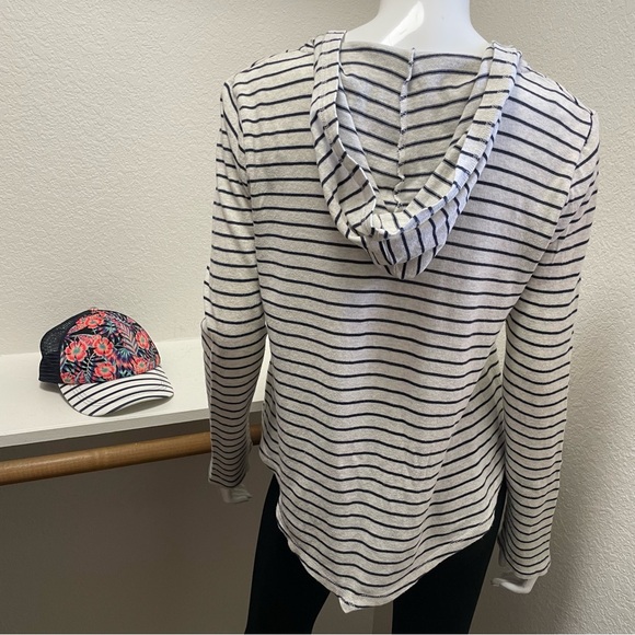 Roxy 🌸 Girl's Striped Tropical Dream Hat & Hoodie BUNDLE OFFER 📦 - Picture 5 of 11